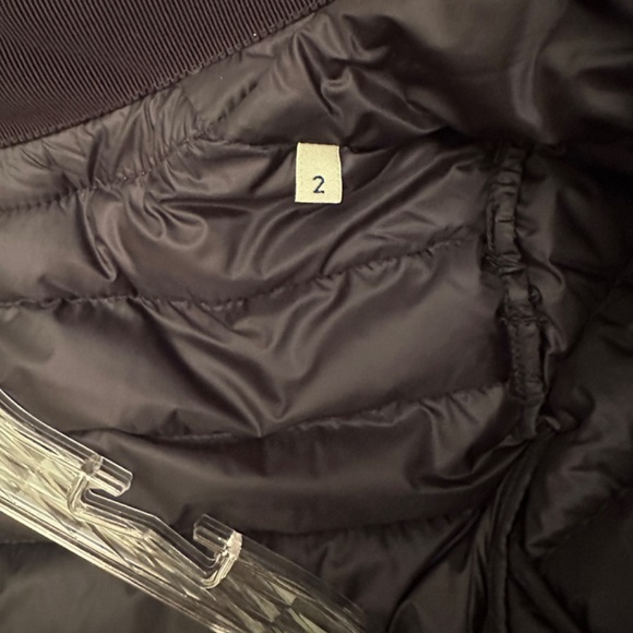 Moncler light down navy blue coat - Picture 5 of 16